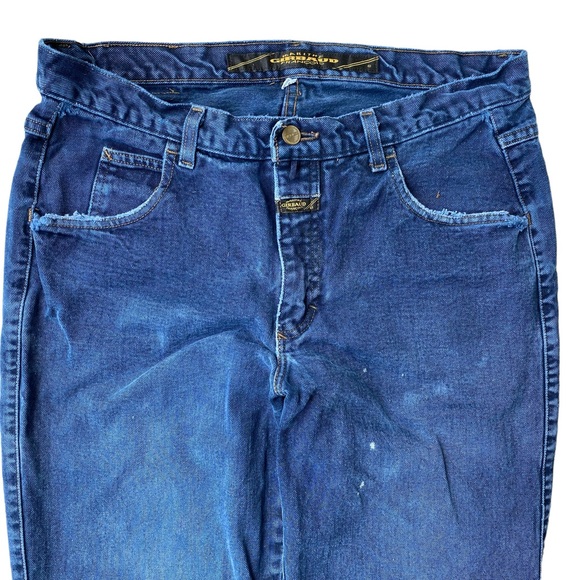 90s Marithe Francois Girbaud Straight Leg Vintage Jeans Designer Blue Navy Loose - Picture 3 of 9